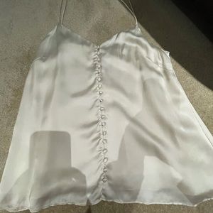 New Wilfred silk top with buttons with tags
